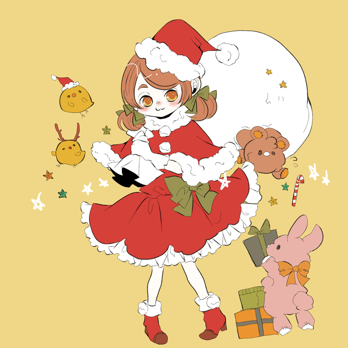 もうすぐクリスマス！⭐という事で、利用者さんが描いた可愛い少女