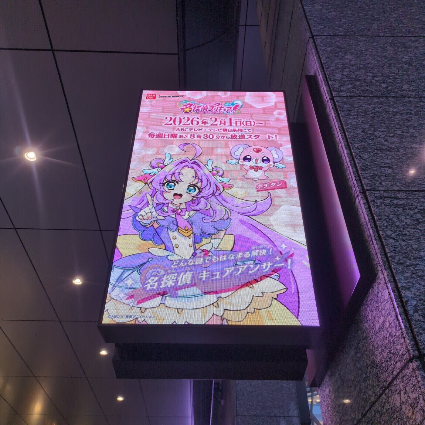 新品　名探偵プリキュア　B2サイズ　ポスター Yes！プリキュア5 鏡の国のミラクル大冒険！のフォトギャラリー画像(2 名