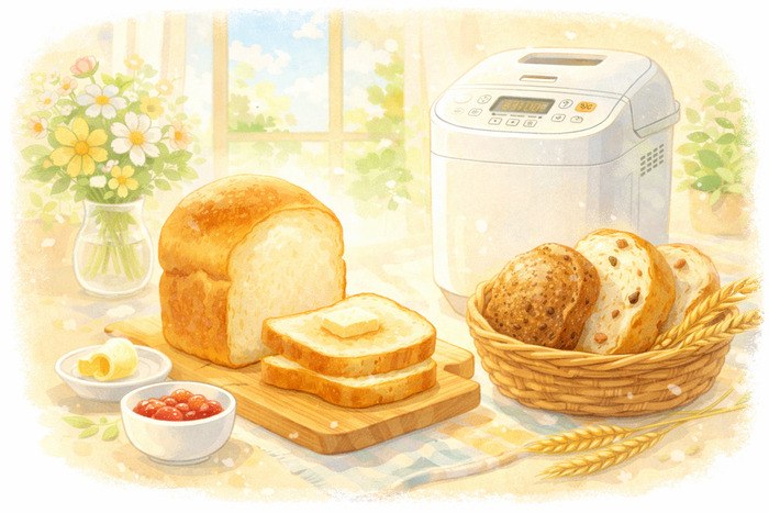 暮らしにやさしい楽しみを。ホームベーカリーの魅力を紹介しますじぶん 