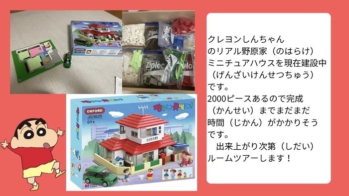 クレヨンしんちゃんの野原家（のはらけ)つくってます。 HOPE のブログ