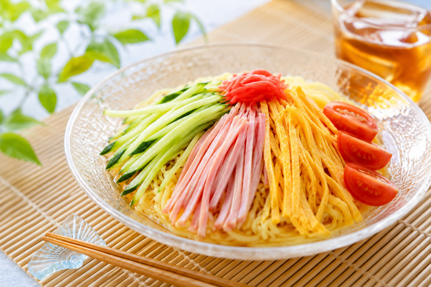 冷やし中華の文字を見ると、夏って感じがする🥢✨やさしさまんてん の