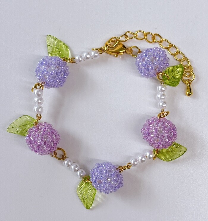 紫陽花のブレスレット💙💜テラきゃん のブログ | LITALICO仕事ナビ