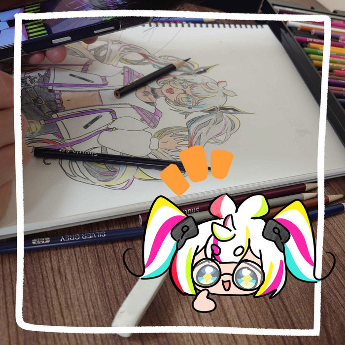 アナログならではの温かみ🌈色鉛筆でのイラスト制作紹介🌟ラシクラボ
