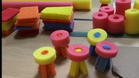 メダカの産卵床も手作りで作成しております。