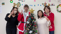 クリスマス会のスタッフの様子✨