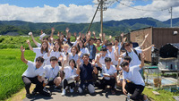 韓国の大学生が見学に来られました。