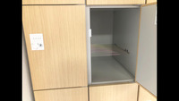 鍵付きのロッカーがあるので貴重品も安心です。