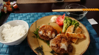 昼食メニュー　ハンバーグ