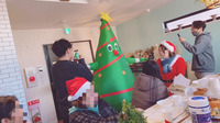 レクレーション（クリスマスパーティ）の様子