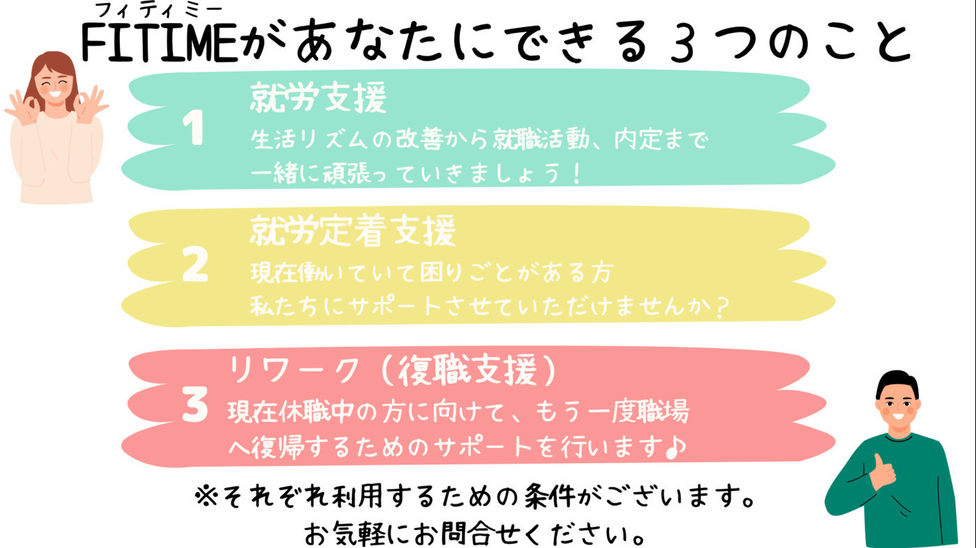 FITIME大宮(埼玉県さいたま市大宮区の就労移行支援事業所)の詳細 FITIME大宮(埼玉県さいたま市大宮区の就労移行支援事業所)の詳細