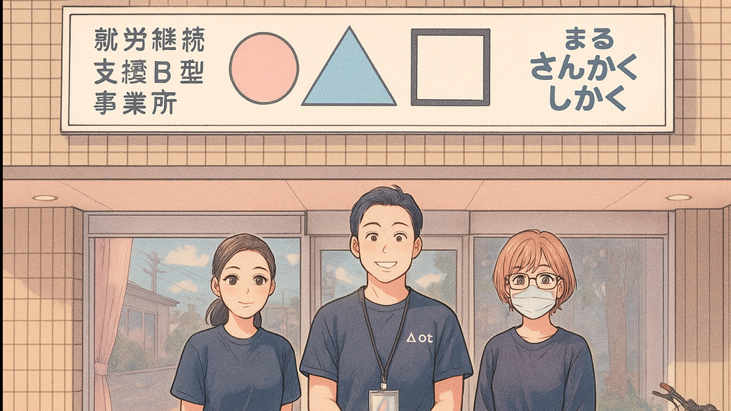 就労継続支援B型事業所〇△□（まるさんかくしかく）