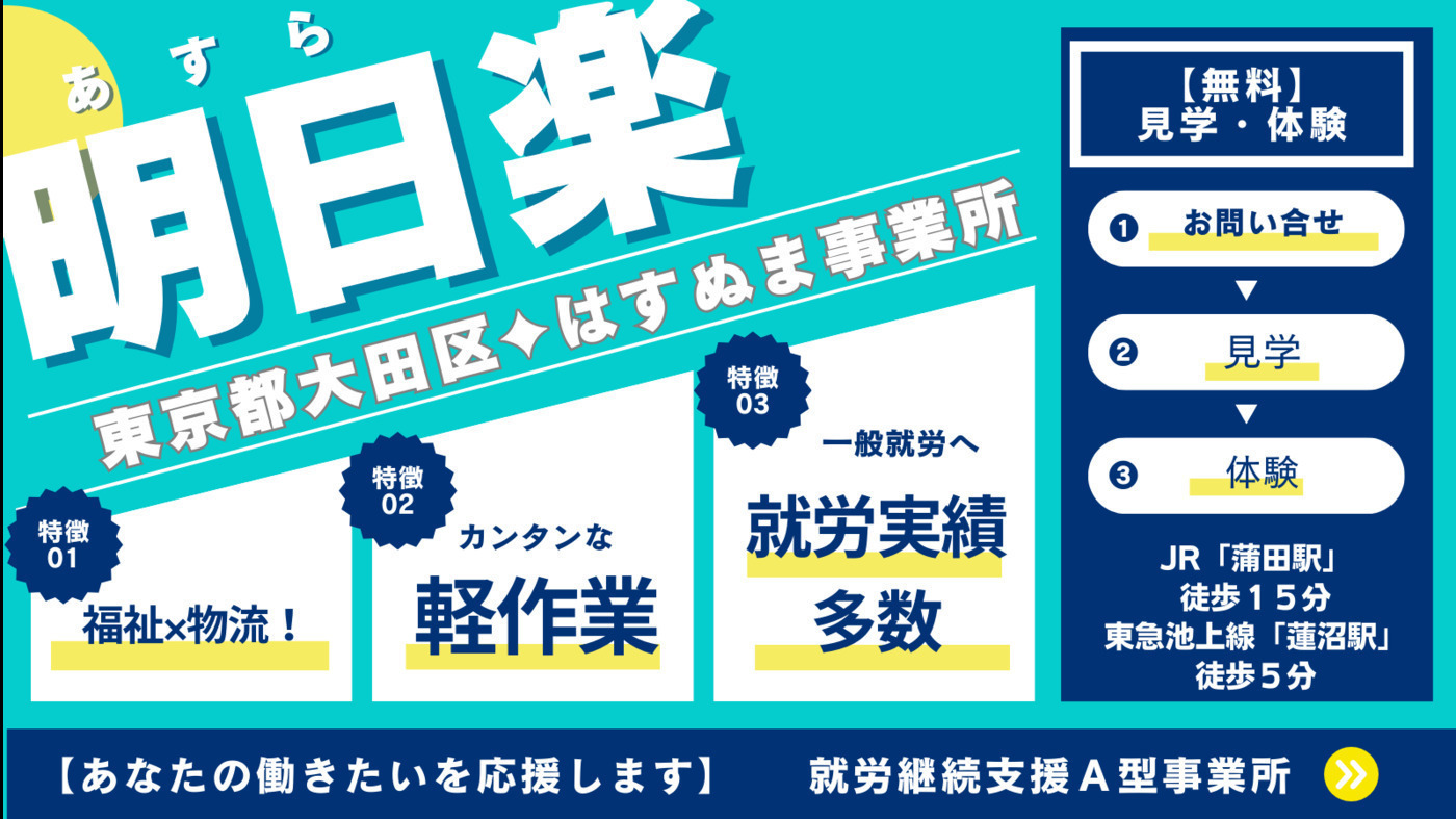 明日楽蓮沼の外観