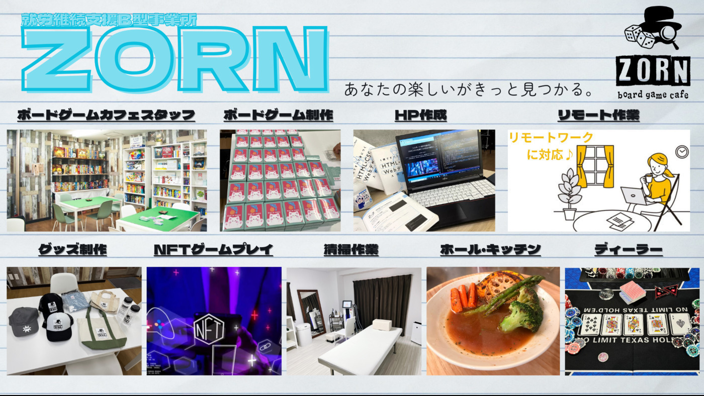ZORN(愛知県名古屋市千種区の就労継続支援B型事業所)の詳細情報