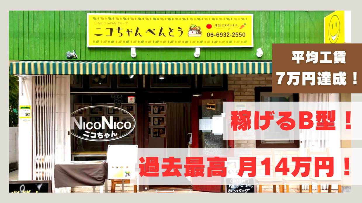 ニコサービス(大阪府大阪市城東区の就労継続支援B型事業所)の詳細情報